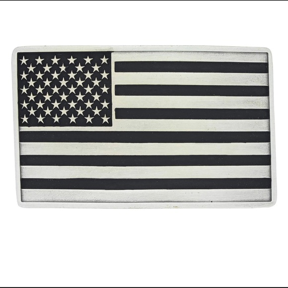 Montana Silversmith American Flag Belt Buckle - Picture 1 of 2
